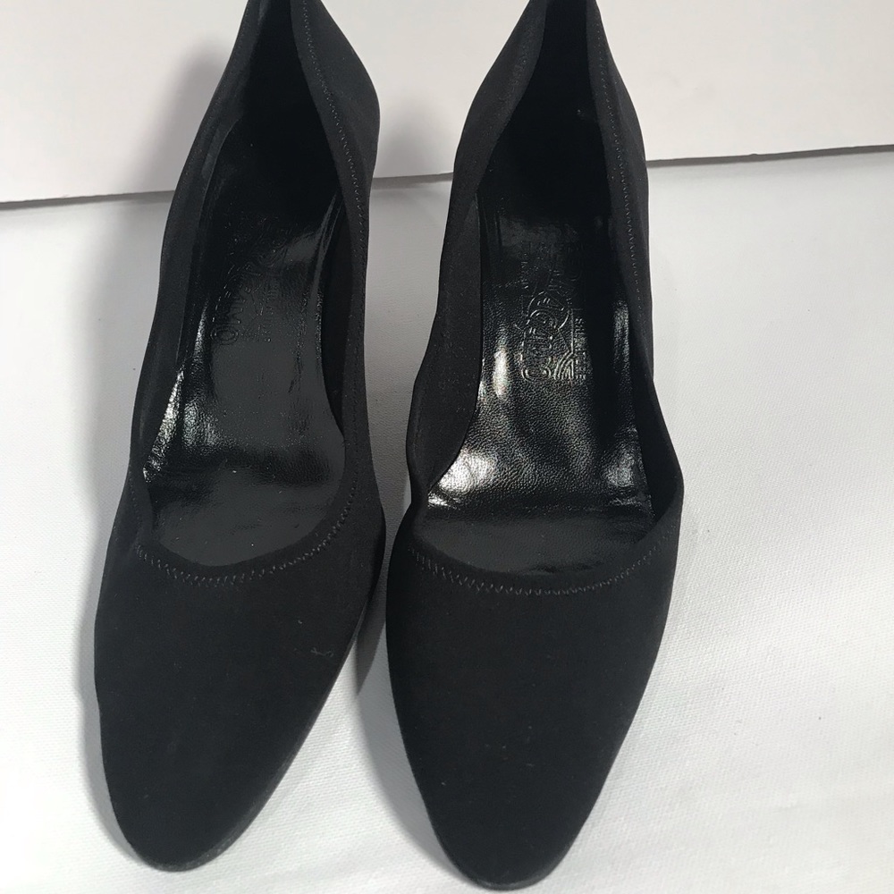 Salvatore Ferragamo, black wedges sz9B
